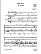 Trio n° 3, op. 26 - Violon violoncelle piano - LALO - Partition